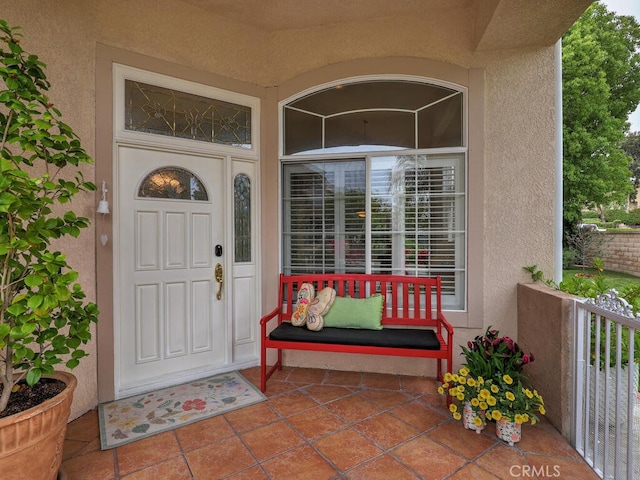 28 Covington, Mission Viejo, CA 92692 - doorway to property with stucco siding