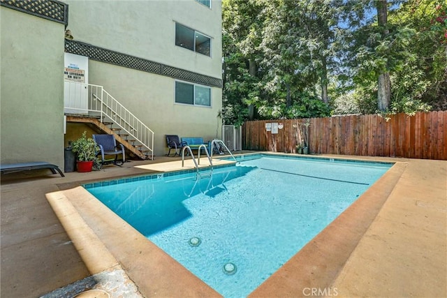 5215 Balboa Blvd Unit 203, Encino, CA 91316 - view of swimming pool with stairs