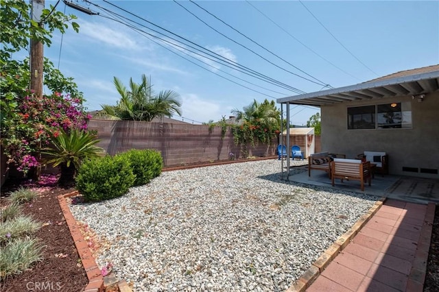 1139 W 149th St, Gardena, CA 90247 - fenced backyard with a patio area and outdoor lounge area