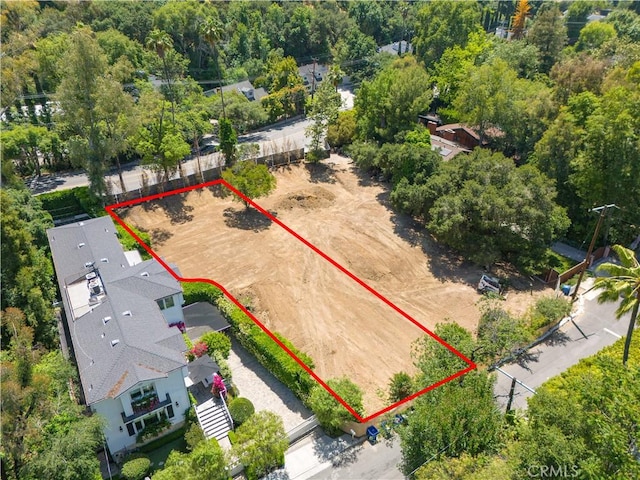 11452 Canton Dr, Studio City, CA 91604 - aerial overview of property's location featuring property boundaries highlighted