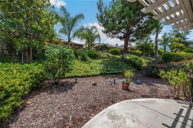 23820 Towish Dr, Corona, CA 92883 - view of yard featuring a pergola and a patio area