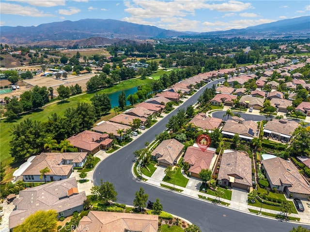23820 Towish Dr, Corona, CA 92883 - aerial perspective of suburban area with a water and mountain view
