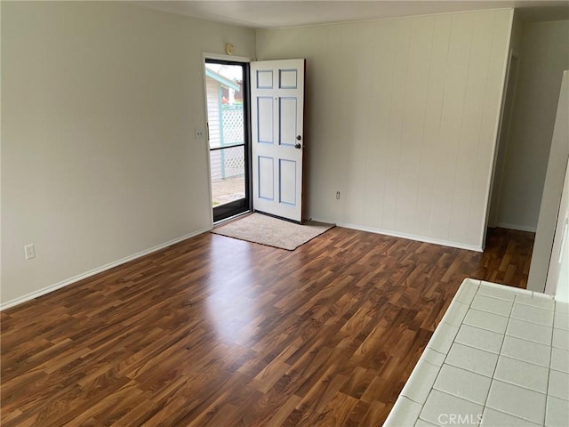 737 Carnelian St, Redondo Beach, CA 90277 - spare room with dark wood-style floors and baseboards