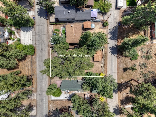 320 W Aeroplane Blvd, Big Bear City, CA 92314 - aerial view of property's location featuring property boundaries highlighted