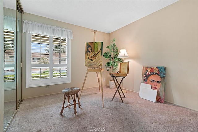 12670 Oxford Dr, La Mirada, CA 90638 - carpeted home office featuring baseboards