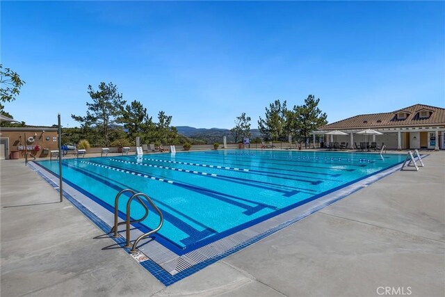 20130 Thagard Way, Yorba Linda, CA 92887 - community pool featuring a patio and a mountain view