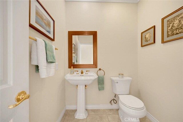 20130 Thagard Way, Yorba Linda, CA 92887 - bathroom featuring toilet, baseboards, and tile patterned floors