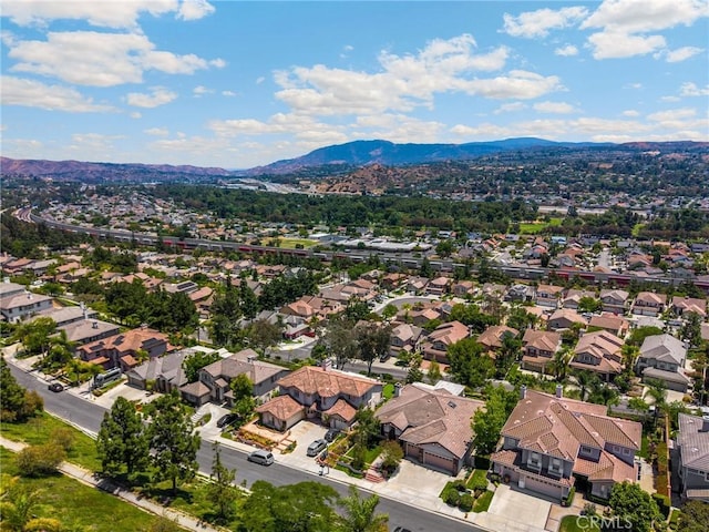 20130 Thagard Way, Yorba Linda, CA 92887 - aerial view of residential area with a mountainous background
