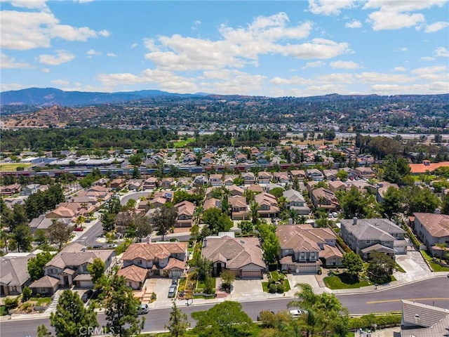 20130 Thagard Way, Yorba Linda, CA 92887 - aerial view of residential area featuring a mountainous background