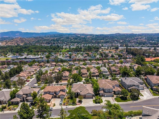 20130 Thagard Way, Yorba Linda, CA 92887 - aerial view of residential area with mountains