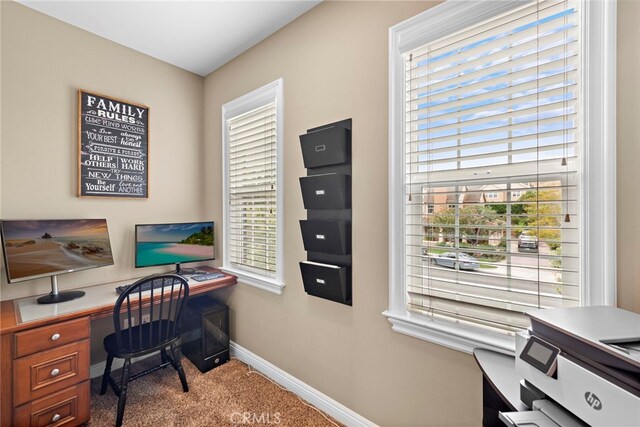 7 Illuminata Ln, Ladera Ranch, CA 92694 - office featuring carpet floors, baseboards, and healthy amount of natural light