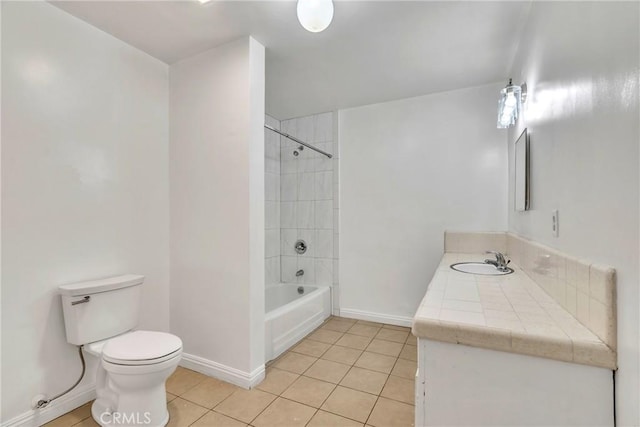 2018 Las Vegas, Pomona, CA 91767 - full bathroom featuring tile patterned flooring, vanity, and washtub / shower combination