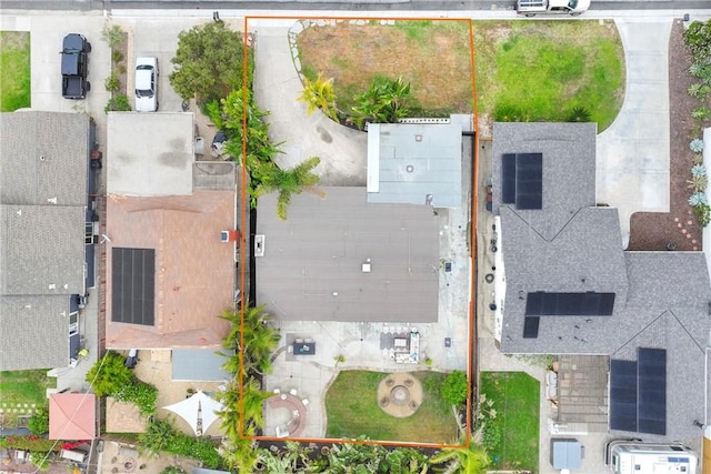 9 W Avenida Cornelio, San Clemente, CA 92672 - aerial view of property and surrounding area with property parcel outlined