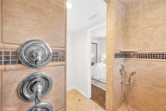 9 W Avenida Cornelio, San Clemente, CA 92672 - detailed view of ensuite bath, baseboards, and a shower