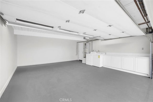 9 W Avenida Cornelio, San Clemente, CA 92672 - garage with separate washer and dryer and strapped water heater