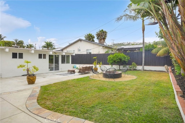 9 W Avenida Cornelio, San Clemente, CA 92672 - view of yard with a patio area and an outdoor fire pit
