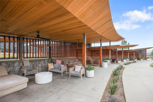 27227 Coyote Bush Ct, Valencia, CA 91381 - view of patio / terrace featuring outdoor lounge area