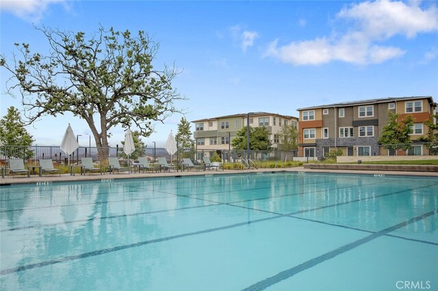 27227 Coyote Bush Ct, Valencia, CA 91381 - community pool featuring a residential view