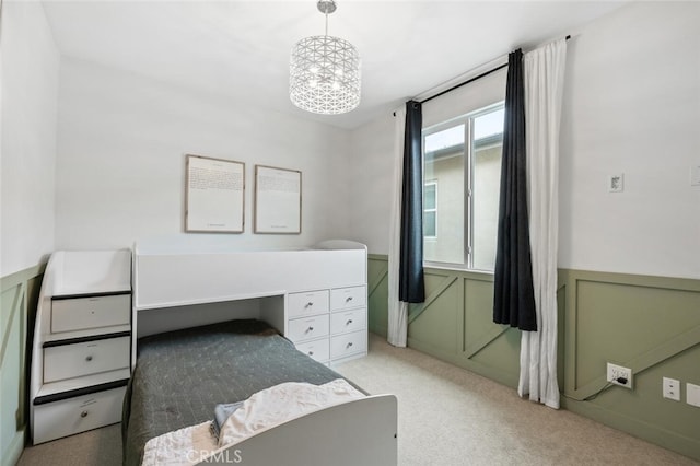 27227 Coyote Bush Ct, Valencia, CA 91381 - bedroom featuring light carpet and wainscoting