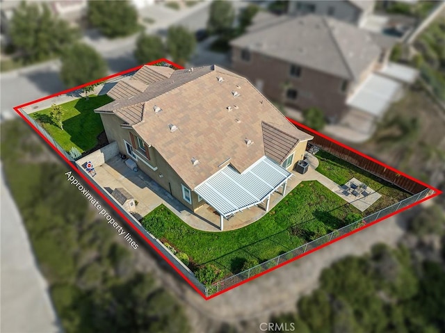 7476 Sequoia Ln, Highland, CA 92346 - view of subject property with property boundaries highlighted