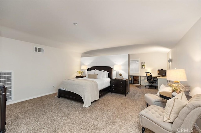 7476 Sequoia Ln, Highland, CA 92346 - bedroom featuring a desk, light carpet, and baseboards