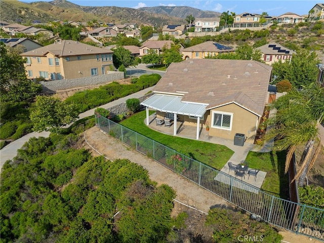 7476 Sequoia Ln, Highland, CA 92346 - aerial perspective of suburban area featuring a mountain backdrop