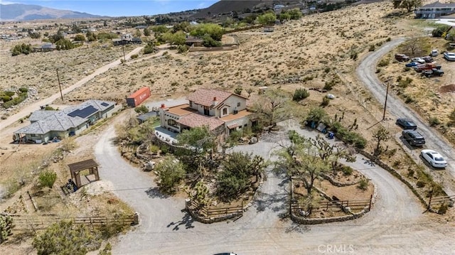 9075 Mesa Vista St, Apple Valley, CA 92308 - aerial view of sparsely populated area with a desert landscape and mountains