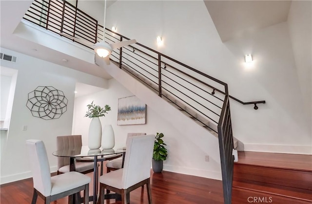395 E 4th St Unit 13, Long Beach, CA 90802 - dining space featuring wood finished floors and baseboards