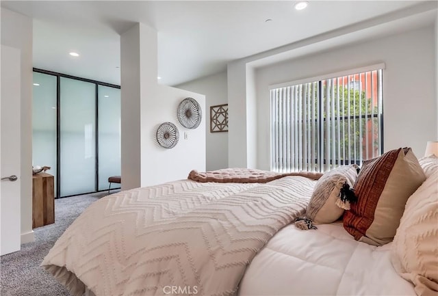 395 E 4th St Unit 13, Long Beach, CA 90802 - carpeted bedroom with a closet and recessed lighting