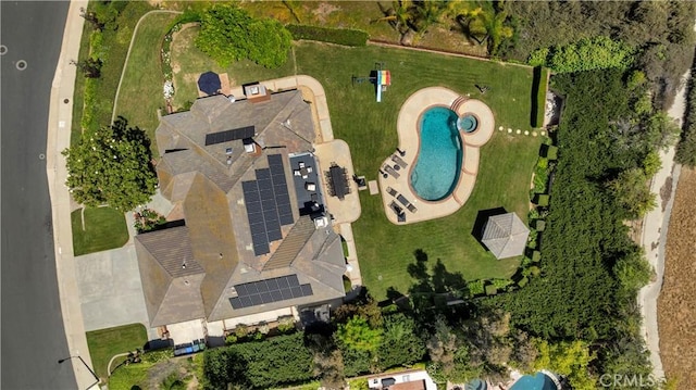 29302 Laro Dr, Agoura Hills, CA 91301 - bird's eye view of a pool
