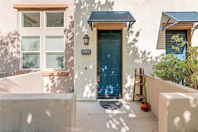15405 Ashley Ct, Whittier, CA 90603 - view of exterior entry featuring stucco siding