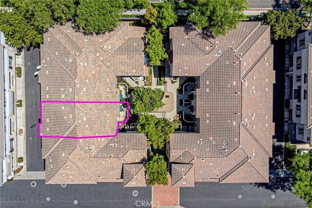 15405 Ashley Ct, Whittier, CA 90603 - aerial overview of property's location with property parcel outlined