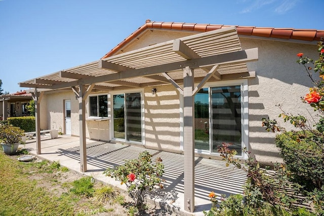 28116 Calle Casal, Mission Viejo, CA 92692 - back of property with a pergola, a patio, and stucco siding