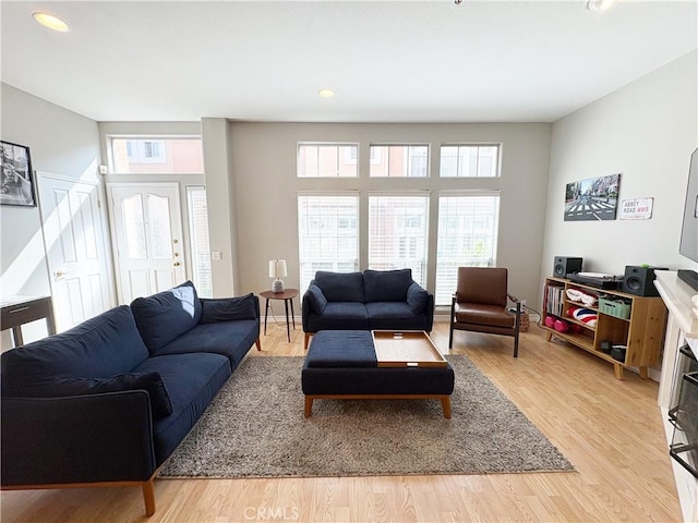 4 Imperial Aisle, Irvine, CA 92606 - living area featuring recessed lighting and light wood-style flooring