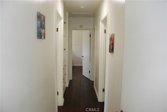 360 Campbell Ave, Redlands, CA 92373 - corridor featuring dark wood-type flooring