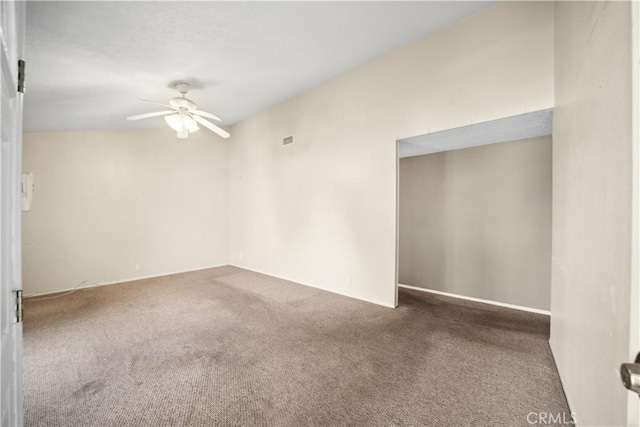 663 Redwood Ave, Upland, CA 91786 - carpeted empty room featuring ceiling fan