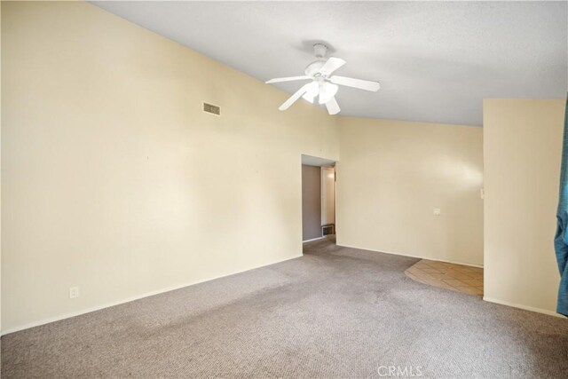 663 Redwood Ave, Upland, CA 91786 - empty room with carpet and ceiling fan