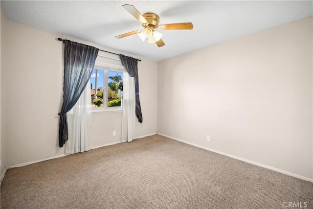 663 Redwood Ave, Upland, CA 91786 - carpeted empty room with baseboards and ceiling fan