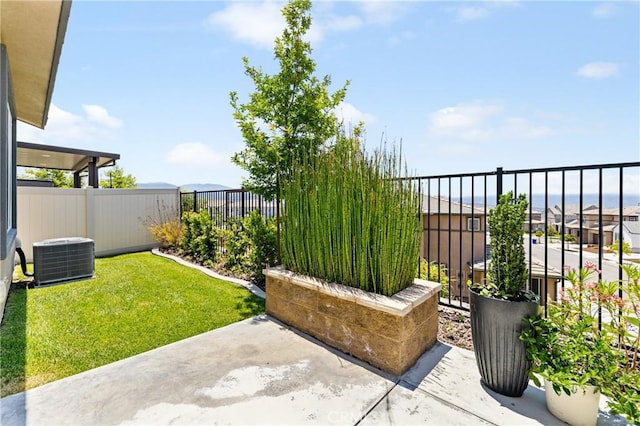 18106 Meridian Ln, Saugus, CA 91350 - view of patio / terrace featuring central air condition unit