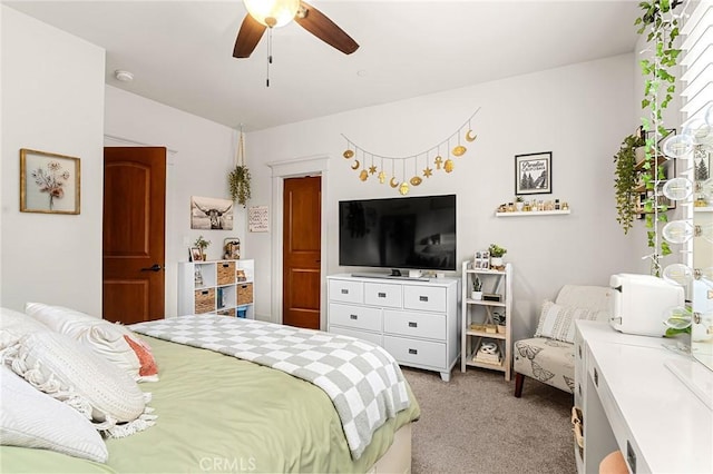 133 Valley Ridge Dr, Paradise, CA 95969 - bedroom featuring light carpet and ceiling fan