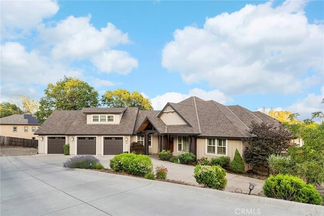 133 Valley Ridge Dr, Paradise, CA 95969 - view of front of property featuring driveway, a garage, and roof with shingles