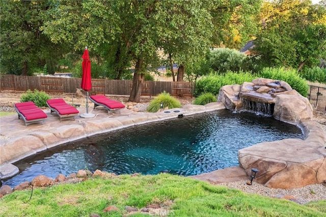 133 Valley Ridge Dr, Paradise, CA 95969 - view of pool with a fenced backyard and a patio area