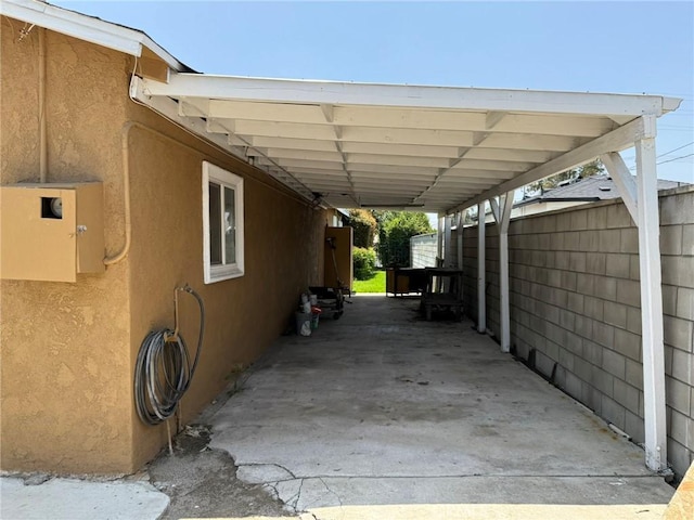 431 W M St, Colton, CA 92324 - view of parking / parking lot featuring a carport