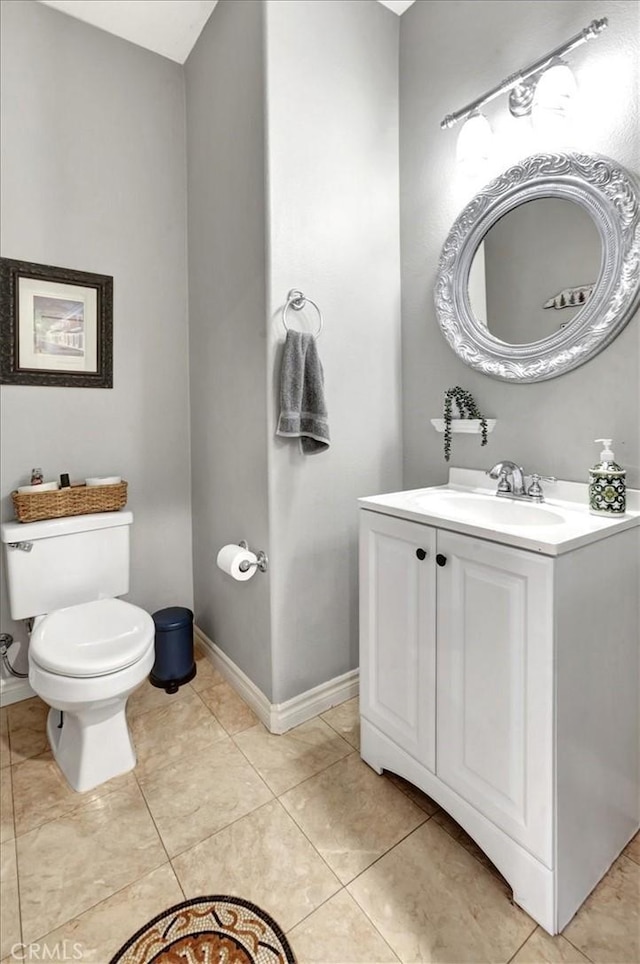 8 Marston Ln, Ladera Ranch, CA 92694 - bathroom with toilet, vanity, and baseboards