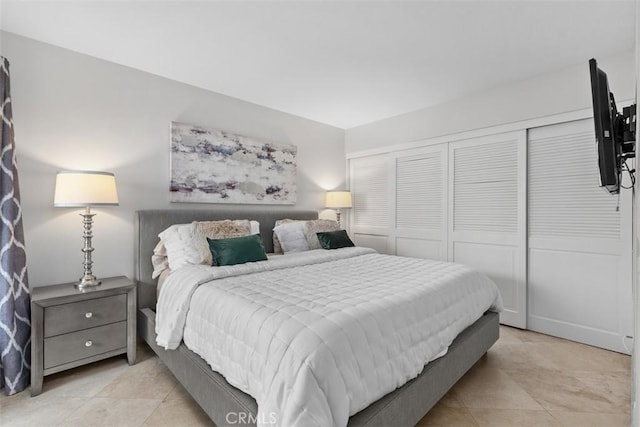 34132 Selva Rd Unit 252, Dana Point, CA 92629 - bedroom featuring a closet and light tile patterned floors