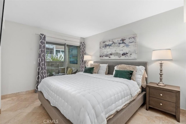 34132 Selva Rd Unit 252, Dana Point, CA 92629 - bedroom with baseboards and access to exterior