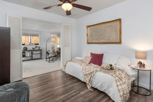 642 Carlsbad St, Spring Valley, CA 91977 - bedroom with wood finished floors and ceiling fan