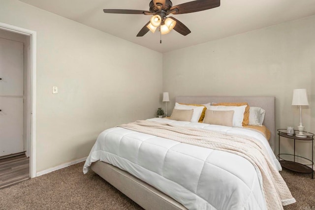 642 Carlsbad St, Spring Valley, CA 91977 - bedroom featuring carpet flooring, baseboards, and a ceiling fan