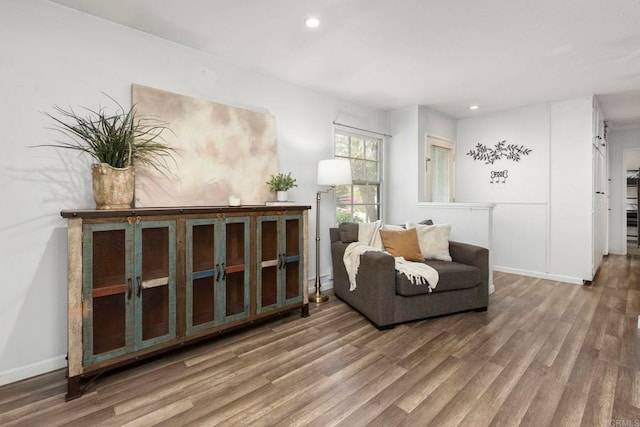 642 Carlsbad St, Spring Valley, CA 91977 - living area featuring wood finished floors, recessed lighting, and baseboards