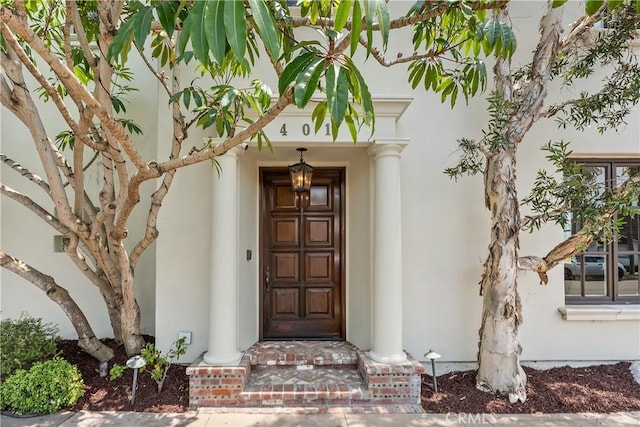 401 Piazza Lido, Newport Beach, CA 92663 - view of exterior entry with stucco siding